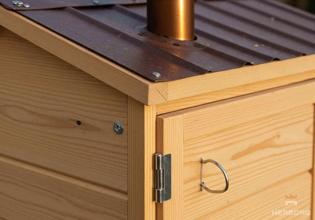 Detale wędzarni metalowej nierdzewnej - stal, spawy, profesjonalne wykonanie | wędzarnia metalowa, stal nierdzewna