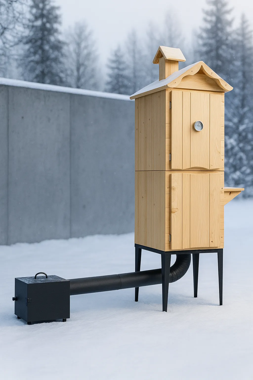 Raeucherkammer Garten Holz PrzyHeim 11