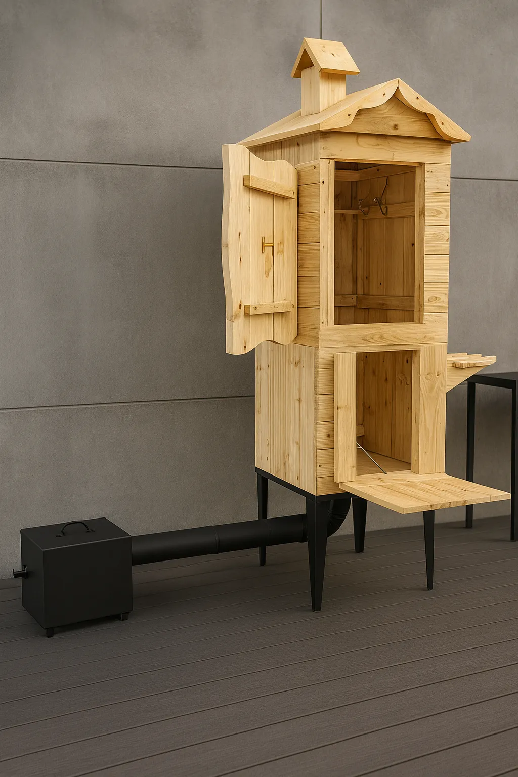 Raeucherkammer Garten Holz PrzyHeim 17