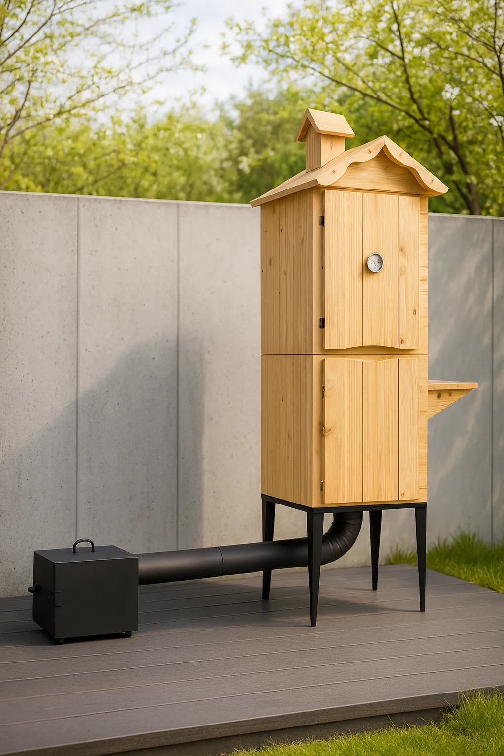 Raeucherkammer Garten Holz PrzyHeim 14