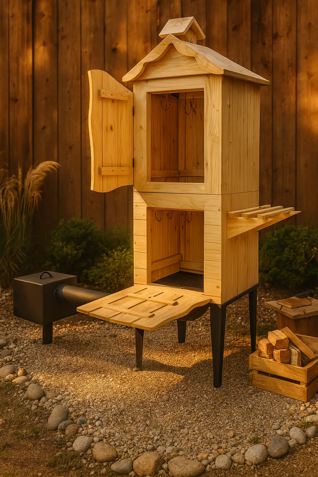 Raeucherkammer Garten Holz PrzyHeim 16