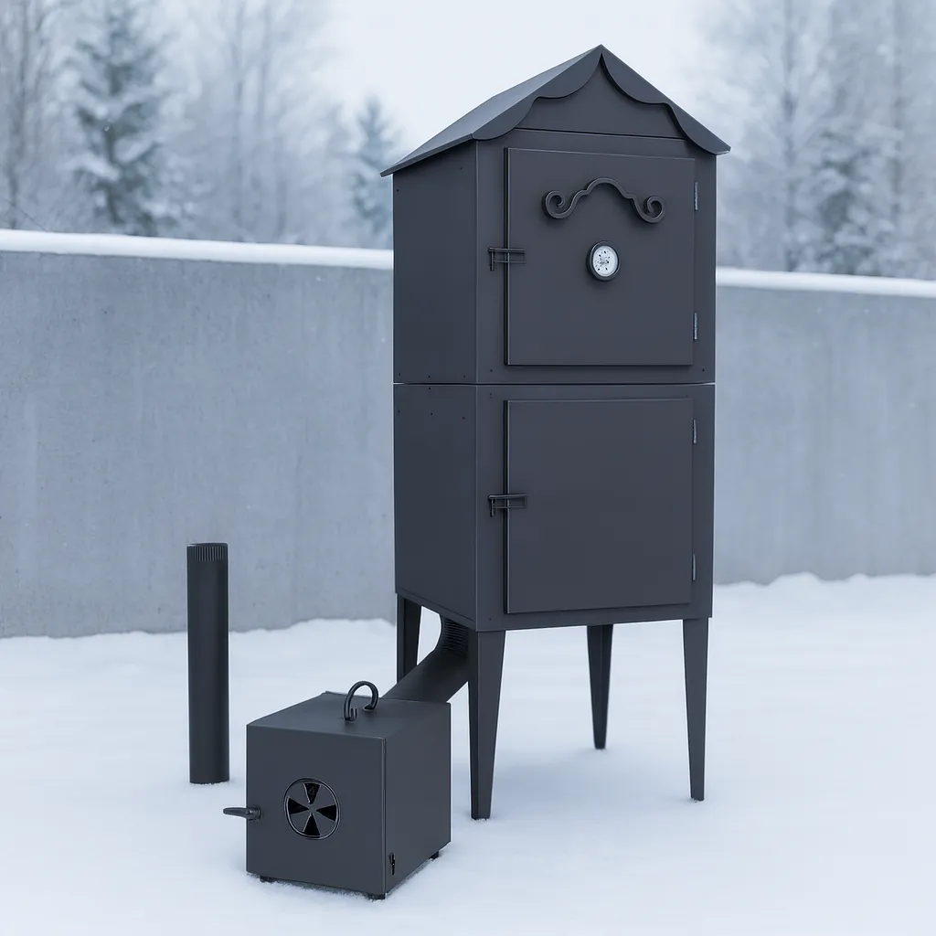 Raeucherkammer Garten Metall Heim 11