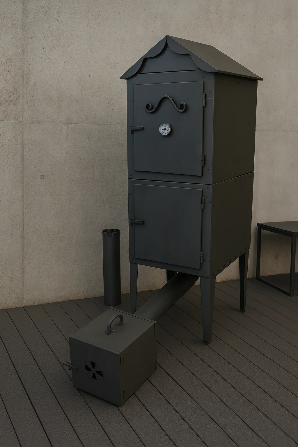 Raeucherkammer Garten Metall Heim 9