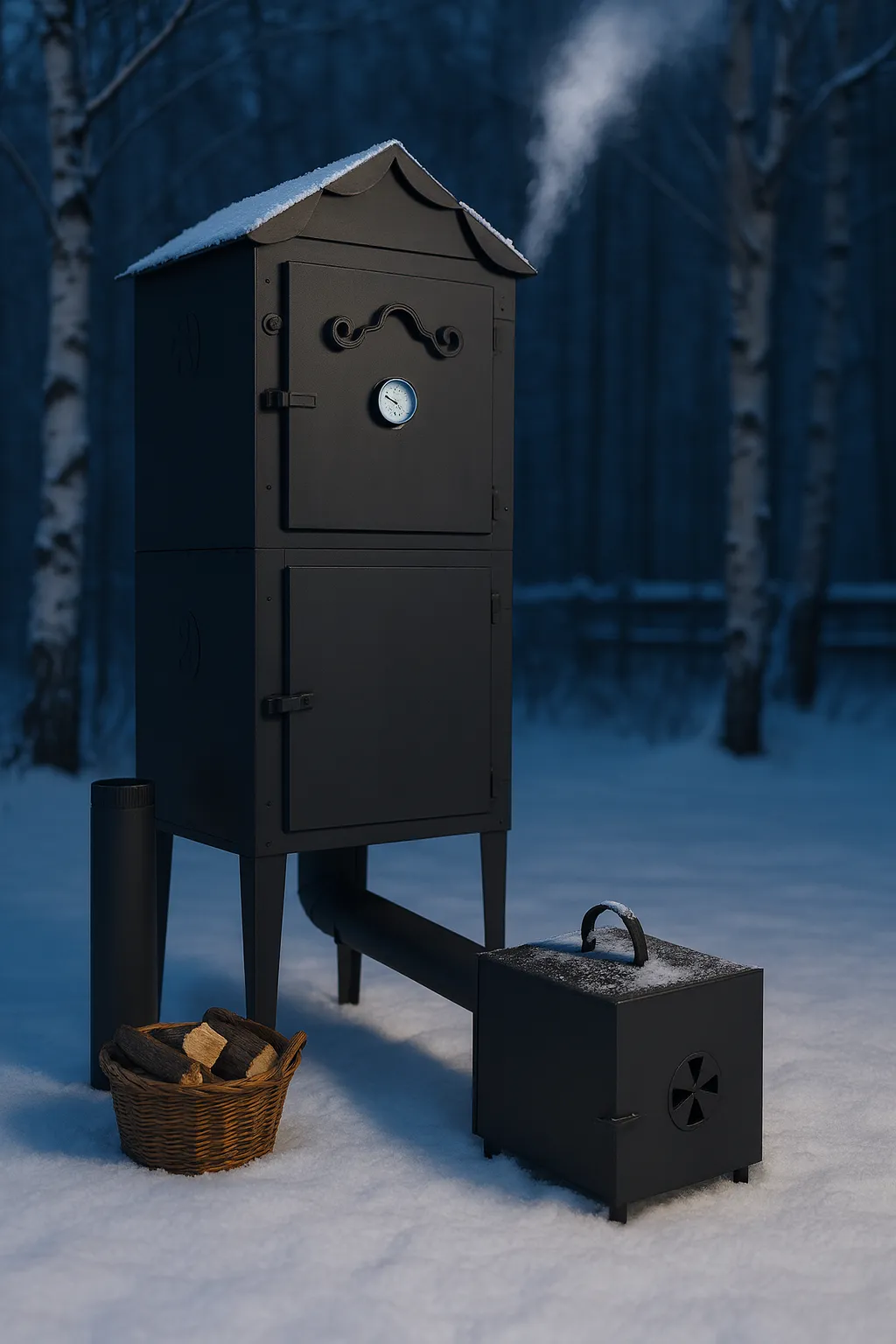 Raeucherkammer Garten Metall Heim 16