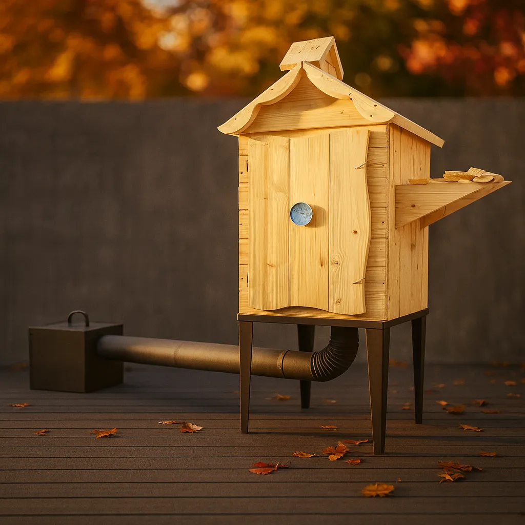 Raeucherkammer Holz Garten Wędzarka 11