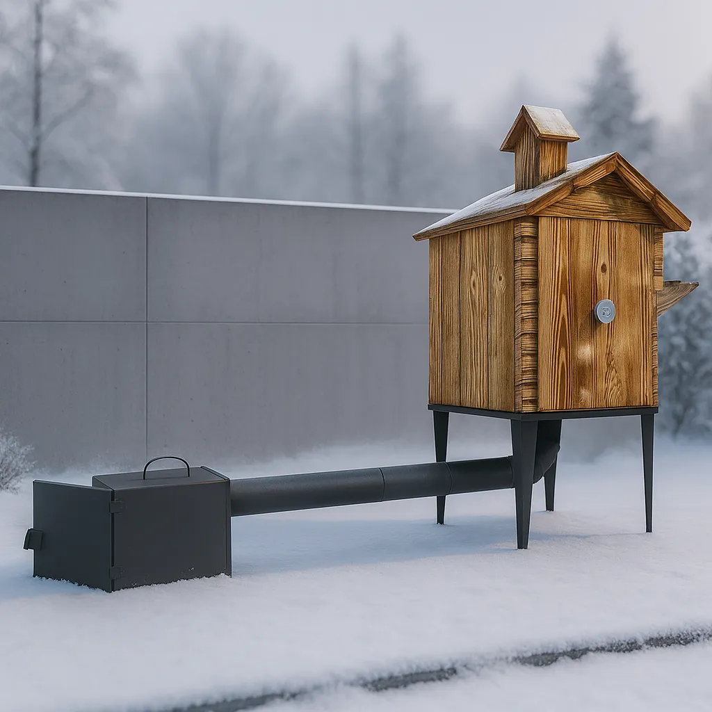 Holzraeucherkammer fuer den Garten 12