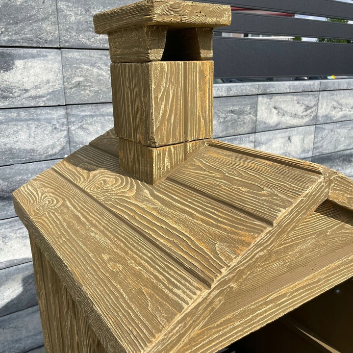 Raeucherkammer Beton Garten Hebe 8