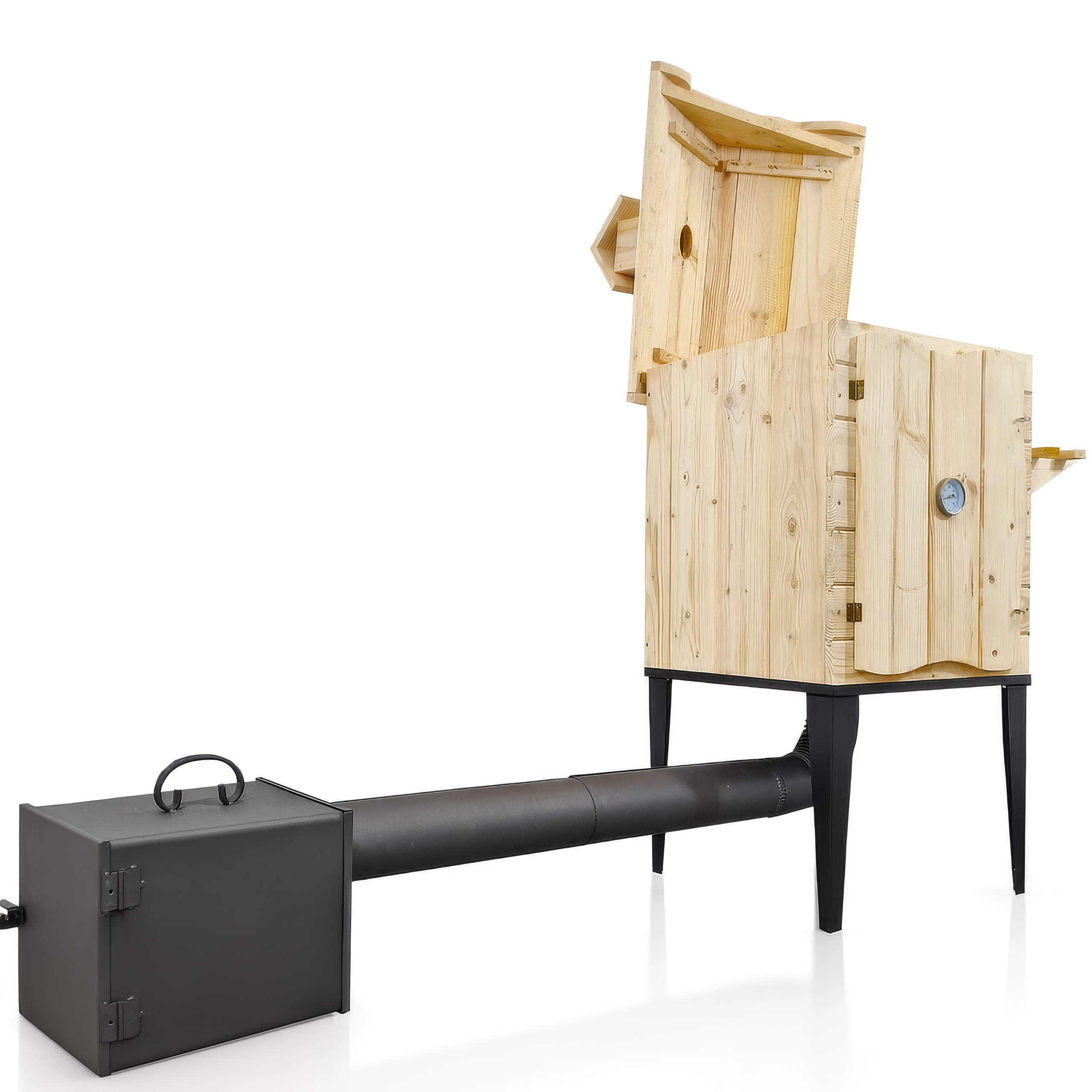 Wędzarnia Drewniana Ogrodowa Wędzarka - komora